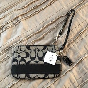 Coach Signature wristlet